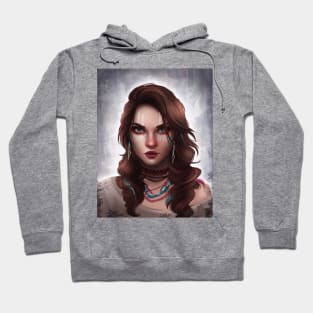 Girl portrait 2 Hoodie